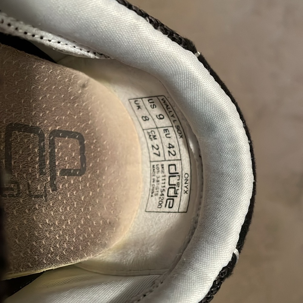 Hey Dude Wally L Sox mens size 9 - Picture 8 of 12